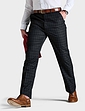 Pegasus Check Trouser With Hidden Stretch Waist - Charcoal