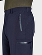 Pegasus Water Resistant Stretch Cargo Trouser - Navy