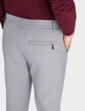 Pegasus Fleece Lined Formal Trouser With Stretch Waist - Grey