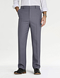 Twill Trouser With Side Elastic Waist - Grey