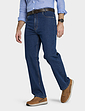 Pegasus Hidden Stretch Waist Jean With Belt - Blue