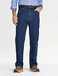 Pegasus Hidden Stretch Waist Jean With Belt - Blue