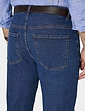 Pegasus Hidden Stretch Waist Jean With Belt - Blue