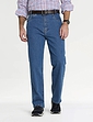 Pegasus Hidden Stretch Waist Jean With Belt - Light Blue