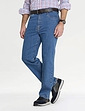 Pegasus Hidden Stretch Waist Jean With Belt - Light Blue