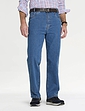 Pegasus Hidden Stretch Waist Jean With Belt - Light Blue