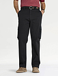 Pegasus Stretch Cargo Trousers With Belt - Black