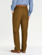 Pegasus Moleskin Trouser With Hidden Stretch Waist - Tobacco