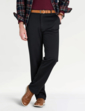 Pegasus Fleece Lined Stretch Trouser - Black
