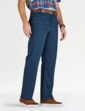 Pegasus Twill Jean With Hidden Stretch and Free Belt - Navy
