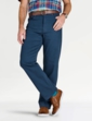 Pegasus Twill Jean With Hidden Stretch and Free Belt - Navy