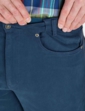 Pegasus Twill Jean With Hidden Stretch and Free Belt - Navy