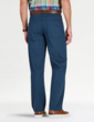 Pegasus Twill Jean With Hidden Stretch and Free Belt - Navy