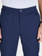 Cotton Rugby Crop Trouser - Navy