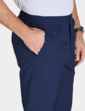 Cotton Rugby Crop Trouser - Navy