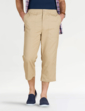 Cotton Rugby Crop Trouser - Sand
