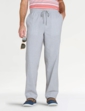 Pegasus Linen Look Pull On Cotton Trouser - Dark Stone