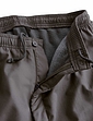 High Waist Fleece Lined Pull On Trouser - Charcoal