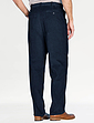 Pegasus High Waist Corduroy Trouser - Navy