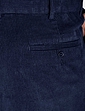 Pegasus High Waist Corduroy Trouser - Navy