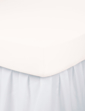 Cotton Jersey Fitted Sheets - White