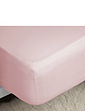 400 Thread Count Egyptian Cotton Sateen Fitted Sheet - Blush Pink