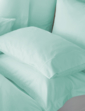 Belledorm 400 Thread-Count Egyptian Cotton Sateen Housewife Pillowcase - Duck Egg Blue