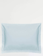 Belledorm 400 Thread-Count Egyptian Cotton Sateen Oxford Pillowcase - Duck Egg Blue