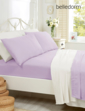 Supersoft Plain Dyed Flat Sheet Bedlinen by Belledorm - Heather