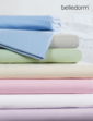 Supersoft Plain Dyed Flat Sheet Bedlinen by Belledorm - White