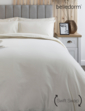 Super Soft Plain Dyed Flannelette Duvet Cover by Belledorm - Cream