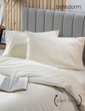 Super Soft Plain Dyed Flannelette Duvet Cover by Belledorm - Cream