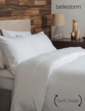Super Soft Plain Dyed Flannelette Duvet Cover by Belledorm - White