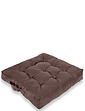 Faux Leather Booster Cushion - Chocolate