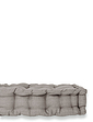 Booster Cushion For Two Seater Sofa - Grey