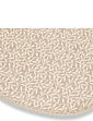 Leaf Print Kitchen and Dining Seat Pad - Natural