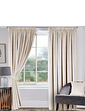 Thermal Lined Velour Curtains - Natural