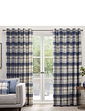 Balmoral Lined Curtains Navy