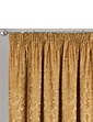 Lana Lined  Jacquard Curtains - Gold