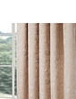 Lana Lined  Jacquard Curtains - Natural