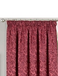 Lana Lined  Jacquard Curtains - Wine