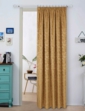 Lana Jacquard Door Curtains with FREE Tie Back - Gold
