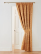 Lana Jacquard Door Curtains with FREE Tie Back - Gold