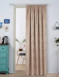 Lana Jacquard Door Curtains with FREE Tie Back - Natural