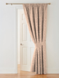 Lana Jacquard Door Curtains with FREE Tie Back - Natural