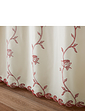Exeter Lined Voile Curtains Rose
