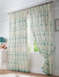 Exeter Lined Voile Curtains - Teal