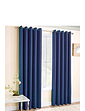 Vogue Blackout Thermal Lined Curtains - Navy