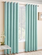 Vogue Blackout Thermal Lined Curtains - Sky