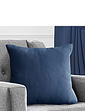 Plain Satin Cushion Covers - Blue